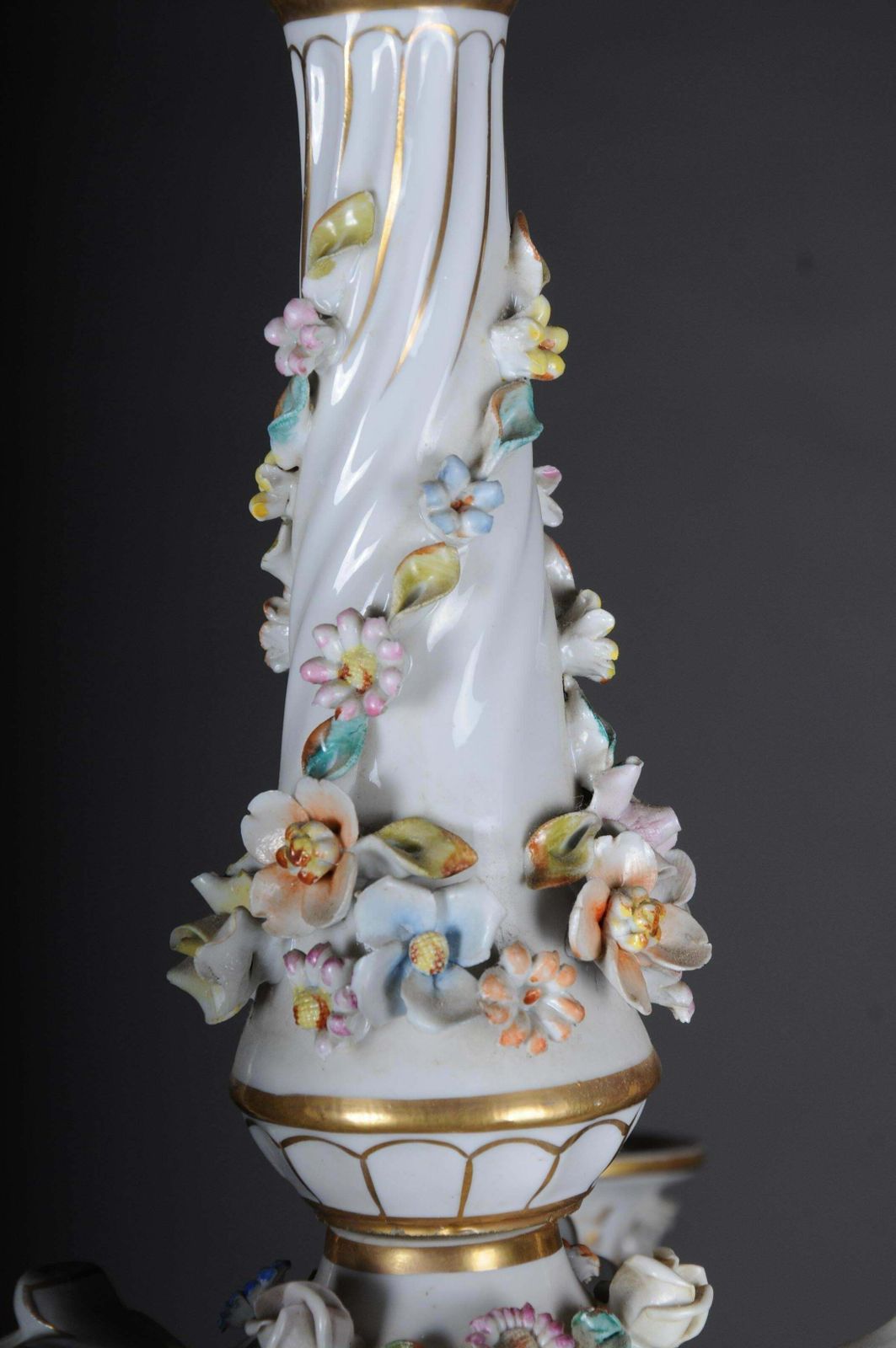photo for sale Baroque Porcelain Chandelier/Candelabra, Germany