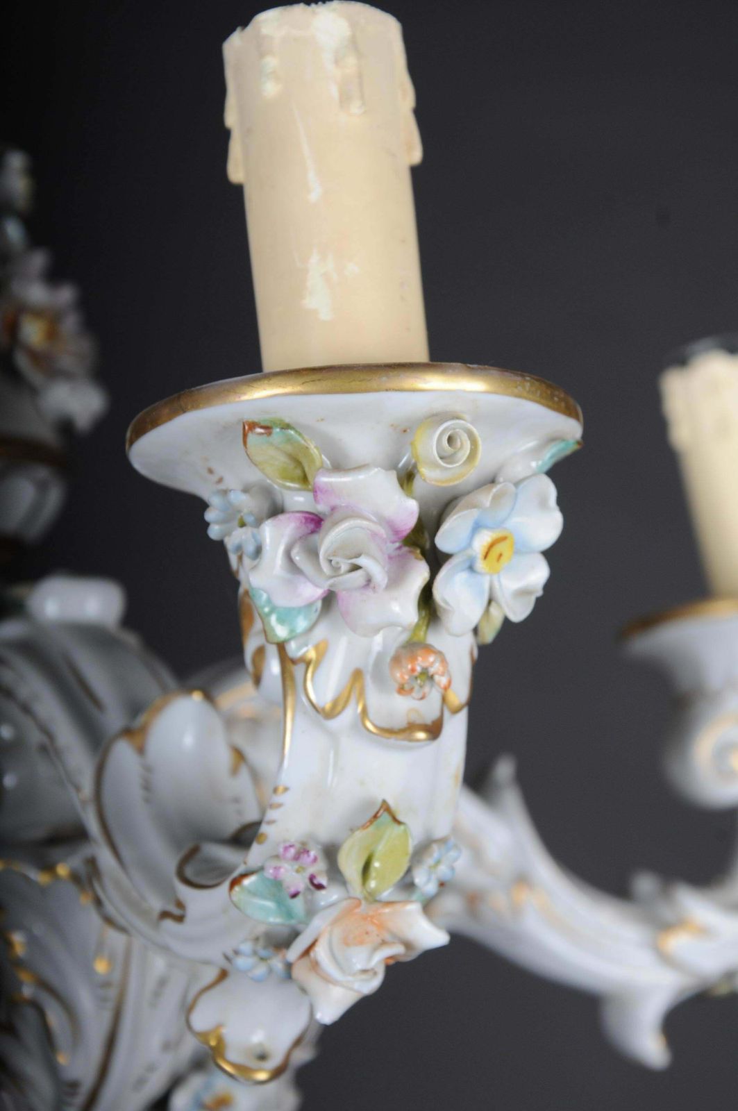 Home Decor Baroque Porcelain Chandelier/Candelabra, Germany photo