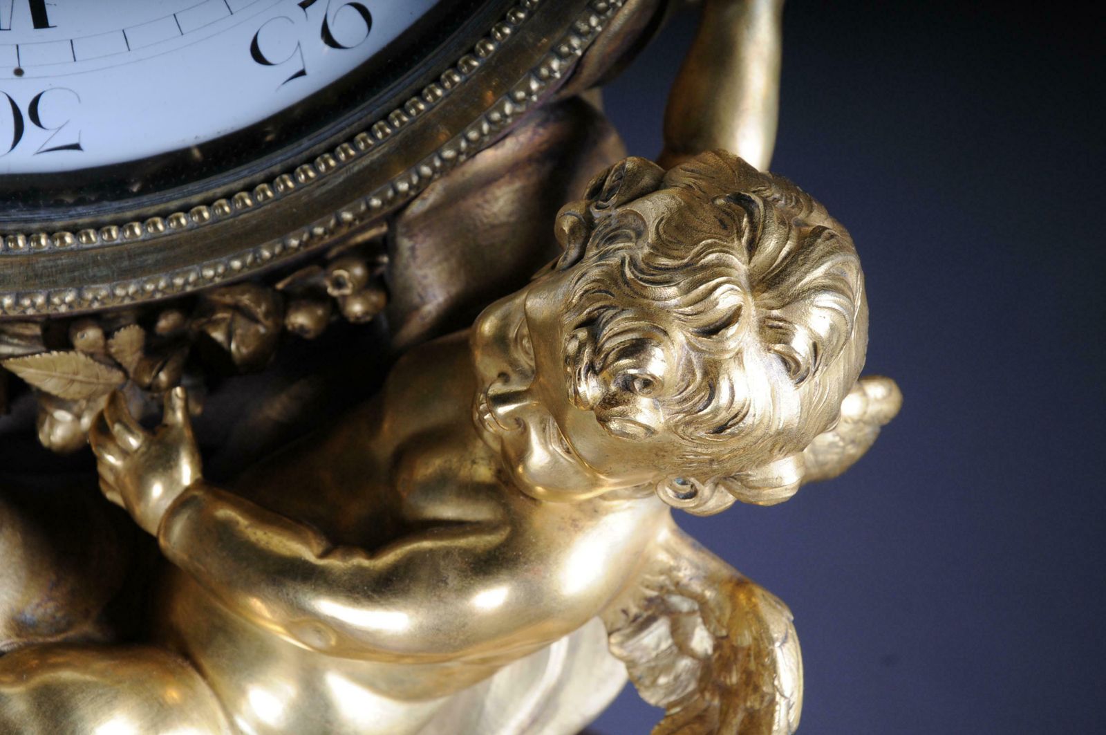 photo buy Napoleon III Pedestal Clock “Parquet Regulator” After Jean Henri Riesener, 1734