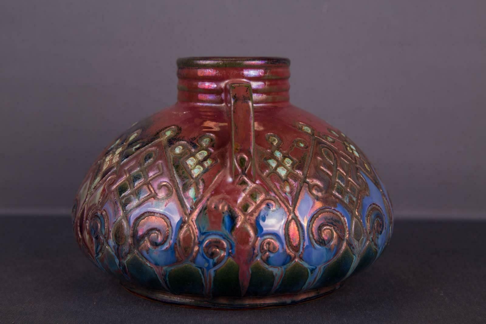 19th Century Art Nouveau Ceramic Vase photo furniture