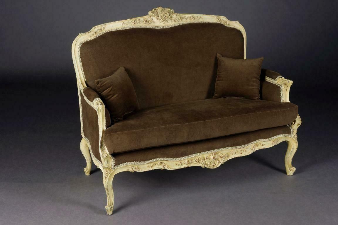 20th Century Unique French Sofa/Canape In Louis XV, Beechwood photo Furniture