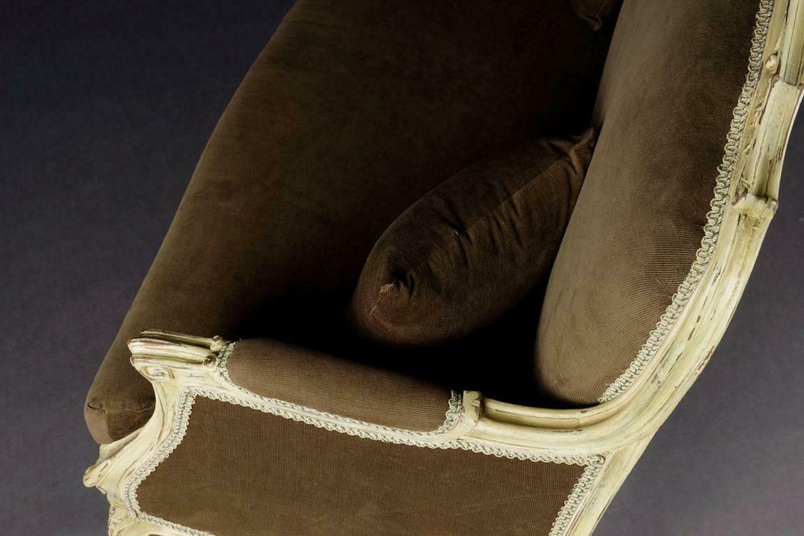 Furniture 20th Century Unique French Sofa/Canape In Louis XV, Beechwood photo