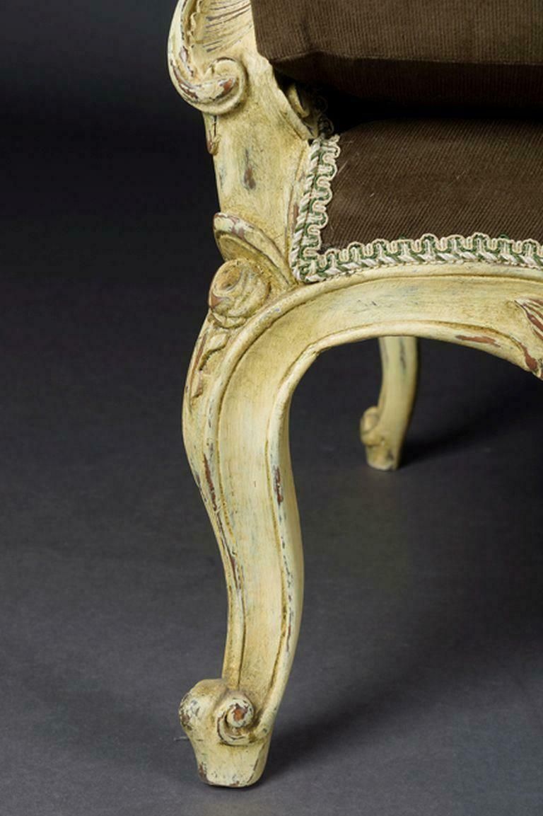 2425.0 20th Century Unique French Sofa/Canape In Louis XV, Beechwood photo
