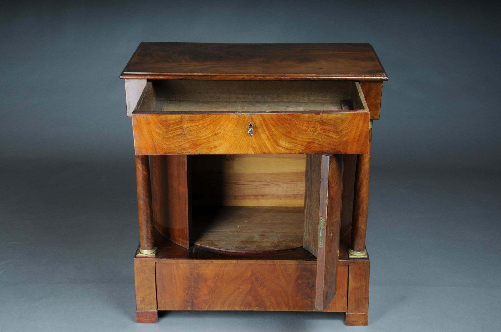 photo for sale Antique Half Round Empire Chest Of Drawers, Mahogany, Around 1810 £3,082.47 £3,853.0920% Off