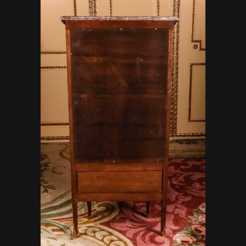 19th Century Napoleon III Style Bois Satine Vitirne photo vintage