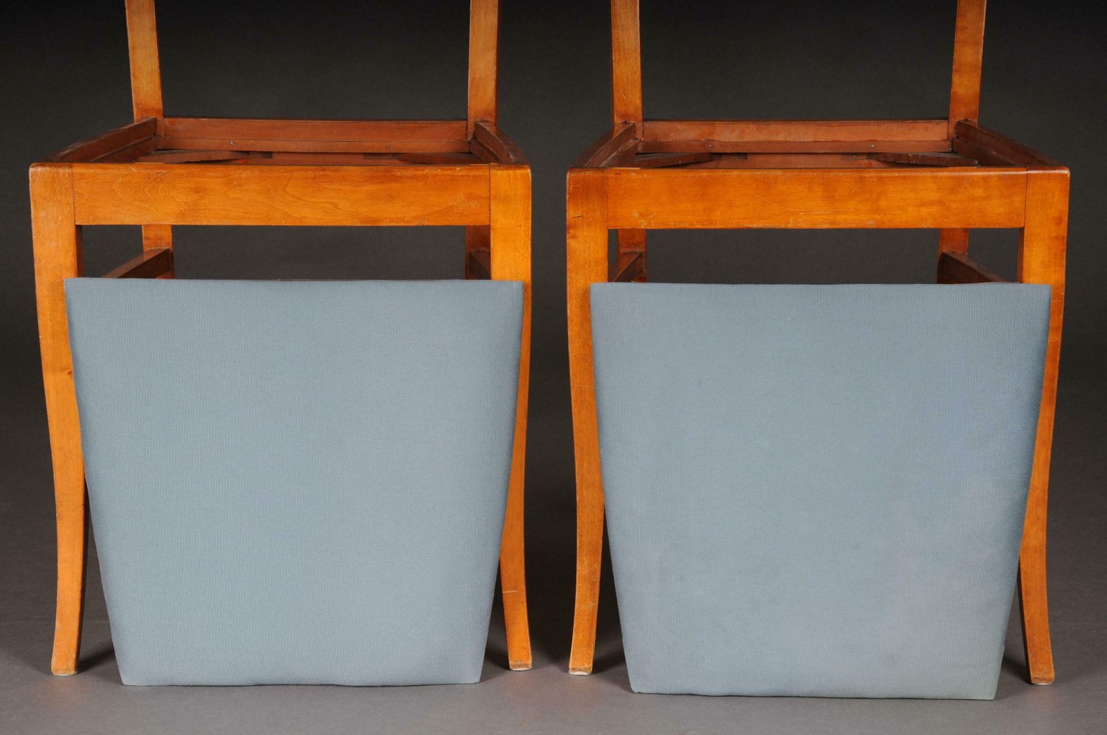 photo vintage 20th Century Set Of 2 Biedermeier/Art Deco Chairs, Birch