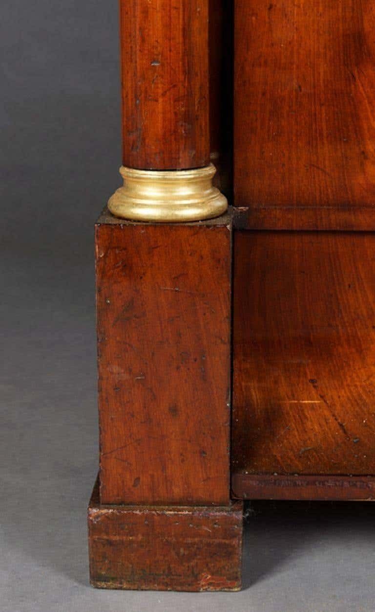 photo furniture 19th Century Biedermeier Column Secretary