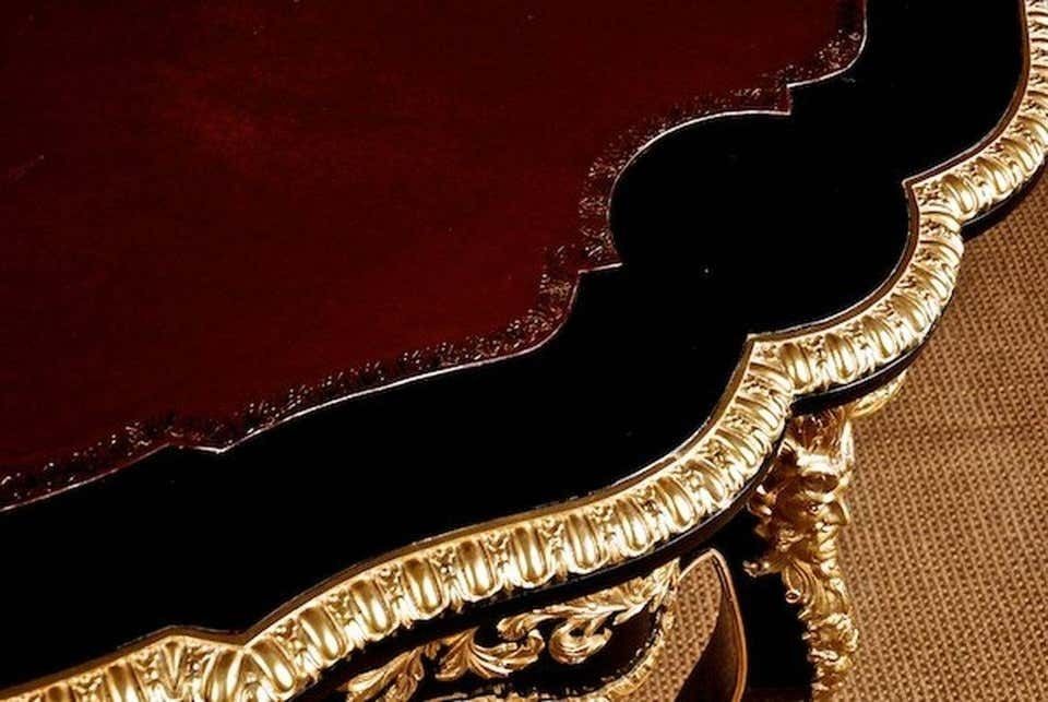 20th Century Louis XV Style French Salon Table photo vintage