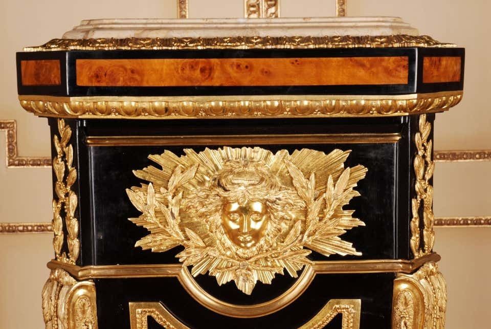 20th Century Louis XVI Style Pedestal After Jean Henri Riesener photo for sale