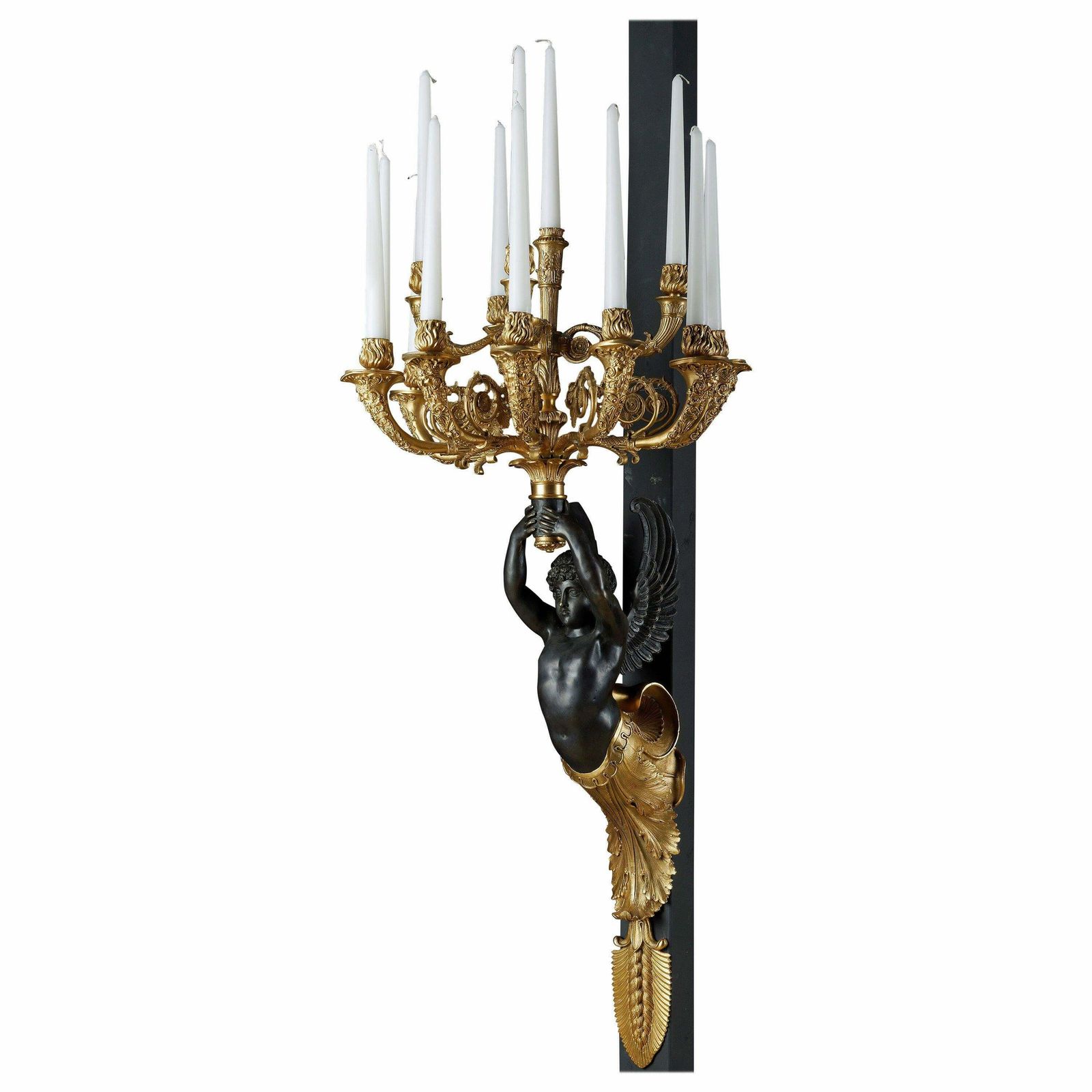 20th Century Empire Style Wall Girdle/Wall Light After Antoine André Ravrio