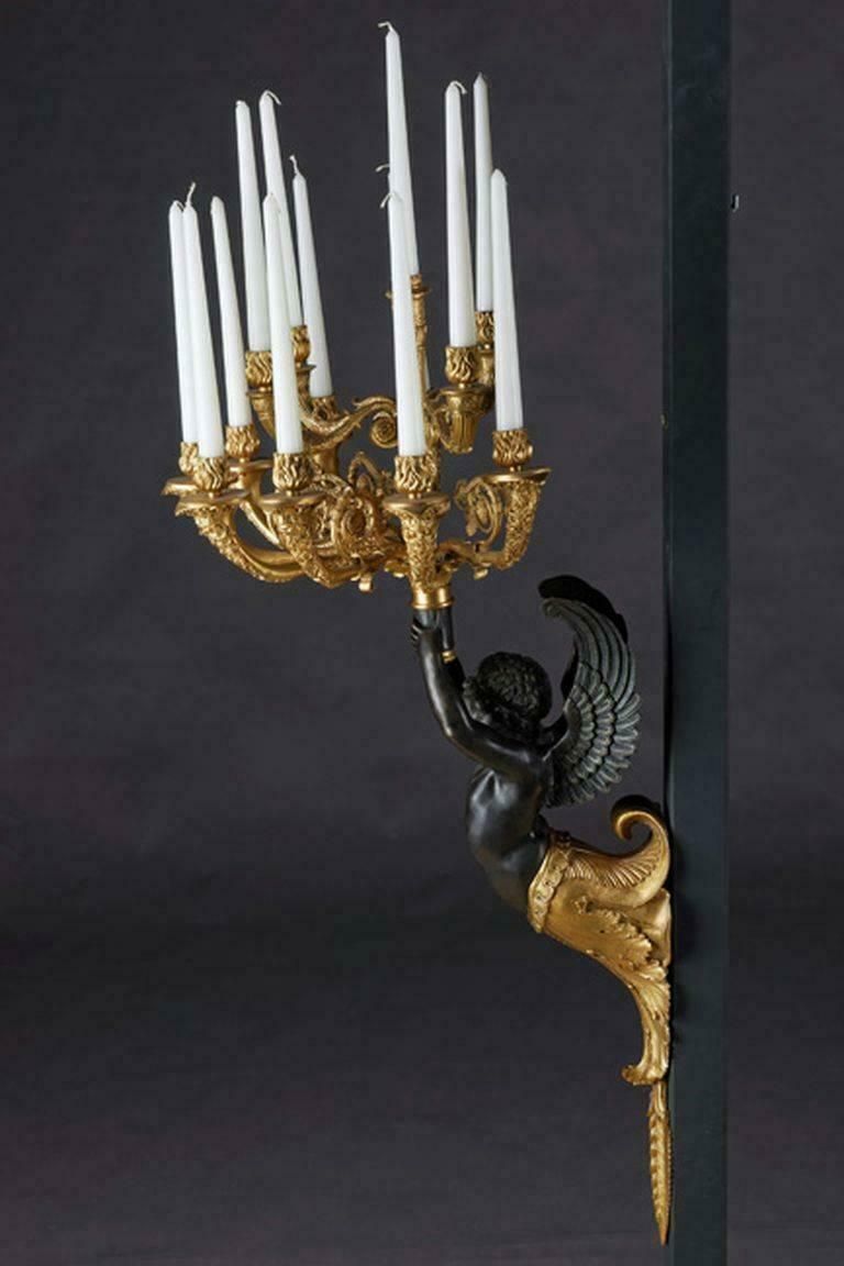 20th Century Empire Style Wall Girdle/Wall Light After Antoine André Ravrio photo furniture