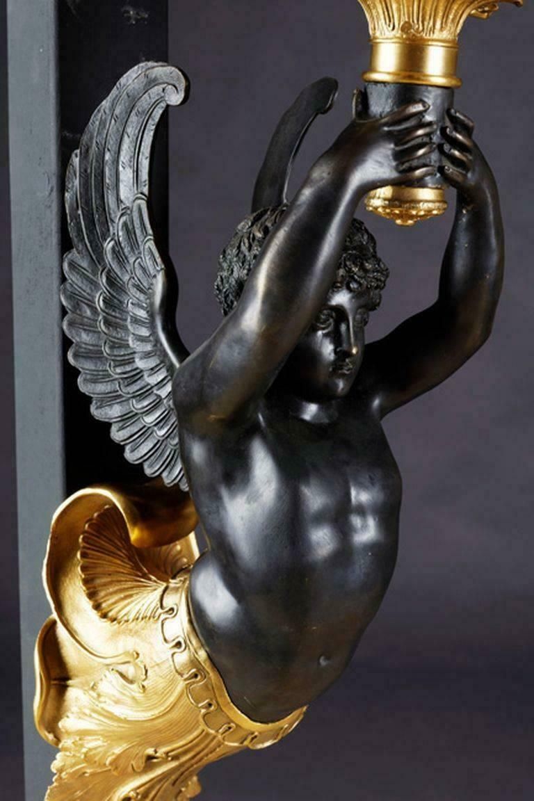 20th Century Empire Style Wall Girdle/Wall Light After Antoine André Ravrio photo vinterior
