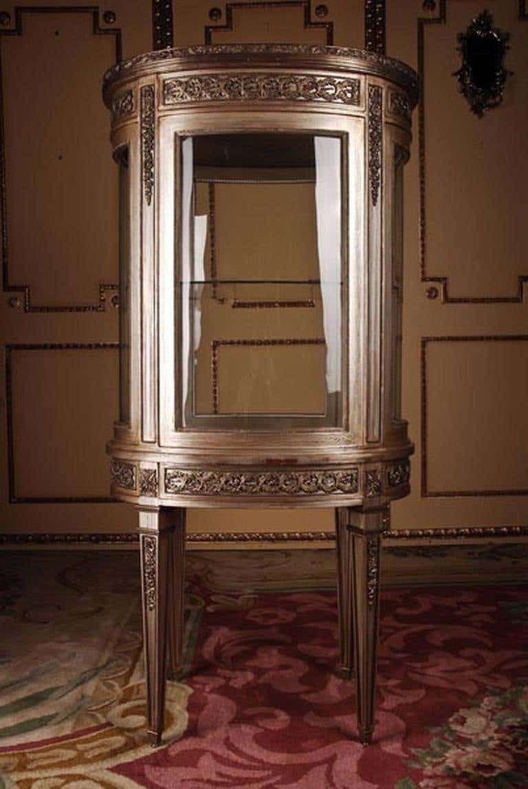 20th Century Louis XVI Classicist Style French Salon Vitrine photo furniture