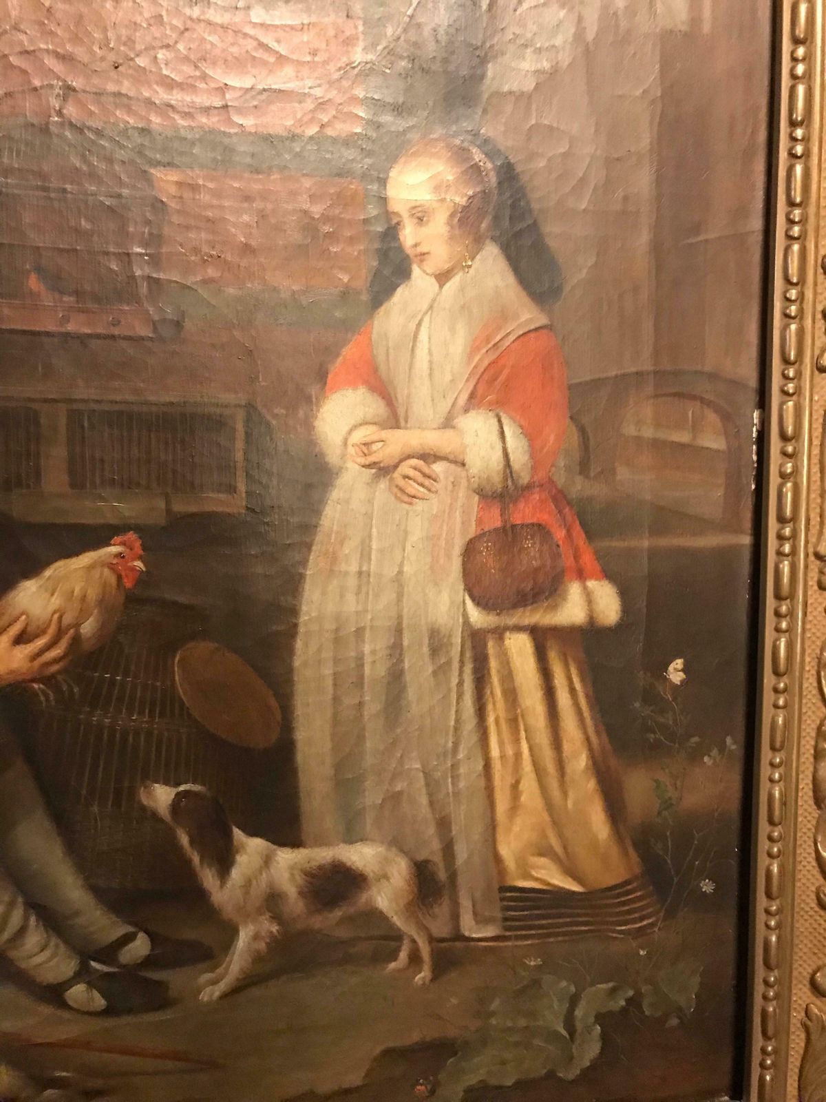 Poultry Seller Oil Painting 1870 Fine Quality To Gabriel Metsu Netherland £3,470.47  9 photo Art