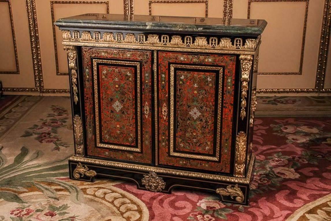 19th Century Louis Quatorze Napoleon III Boulle Meuble D''Appui Commode photo furniture
