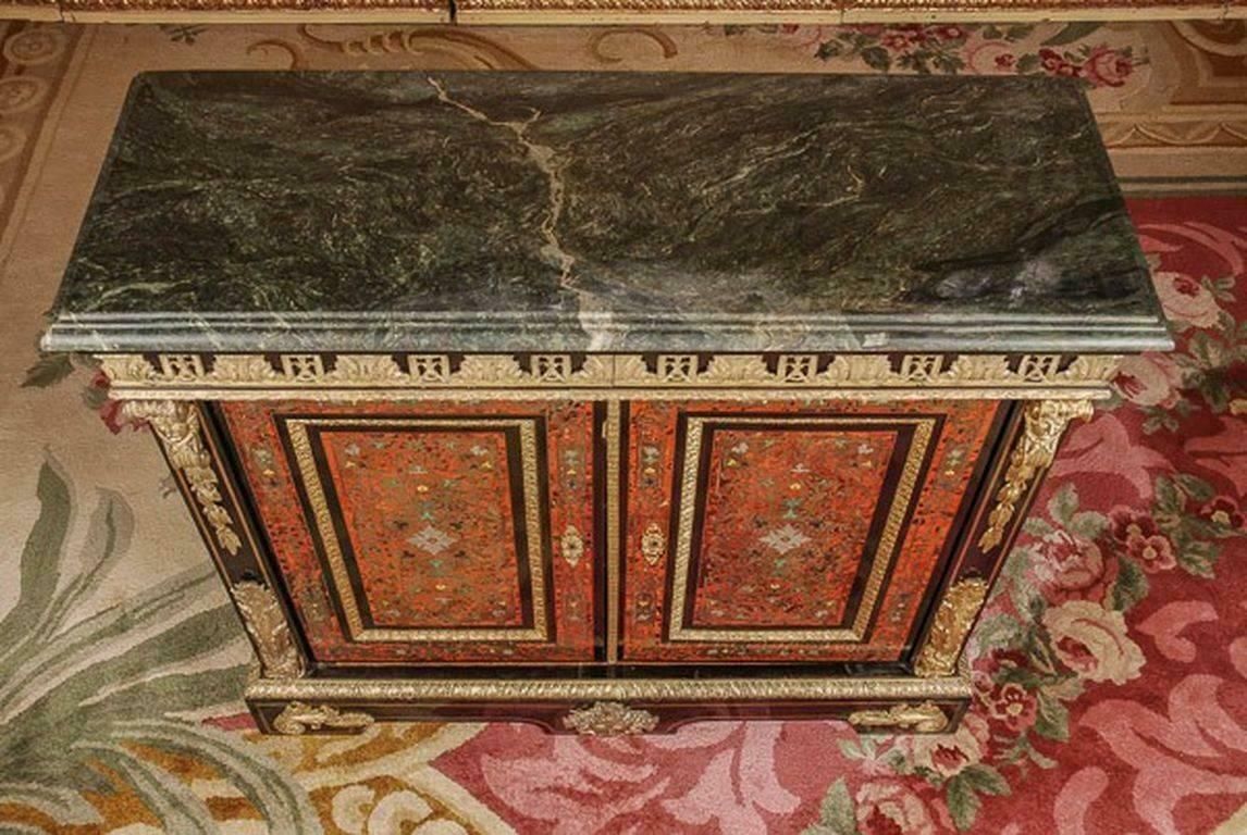 19th Century Louis Quatorze Napoleon III Boulle Meuble D''Appui Commode photo for sale