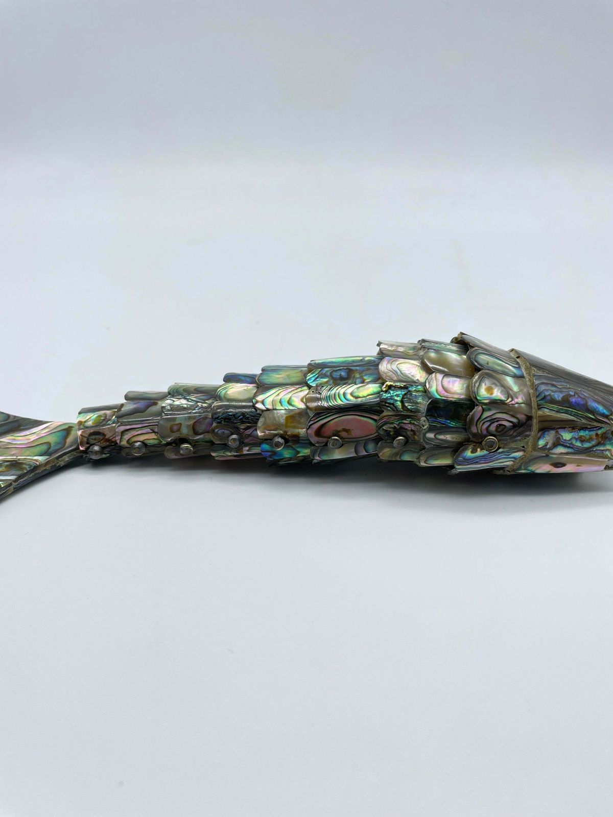 photo for sale Curious Wriggling Fish Made Of Mother Of Pearl