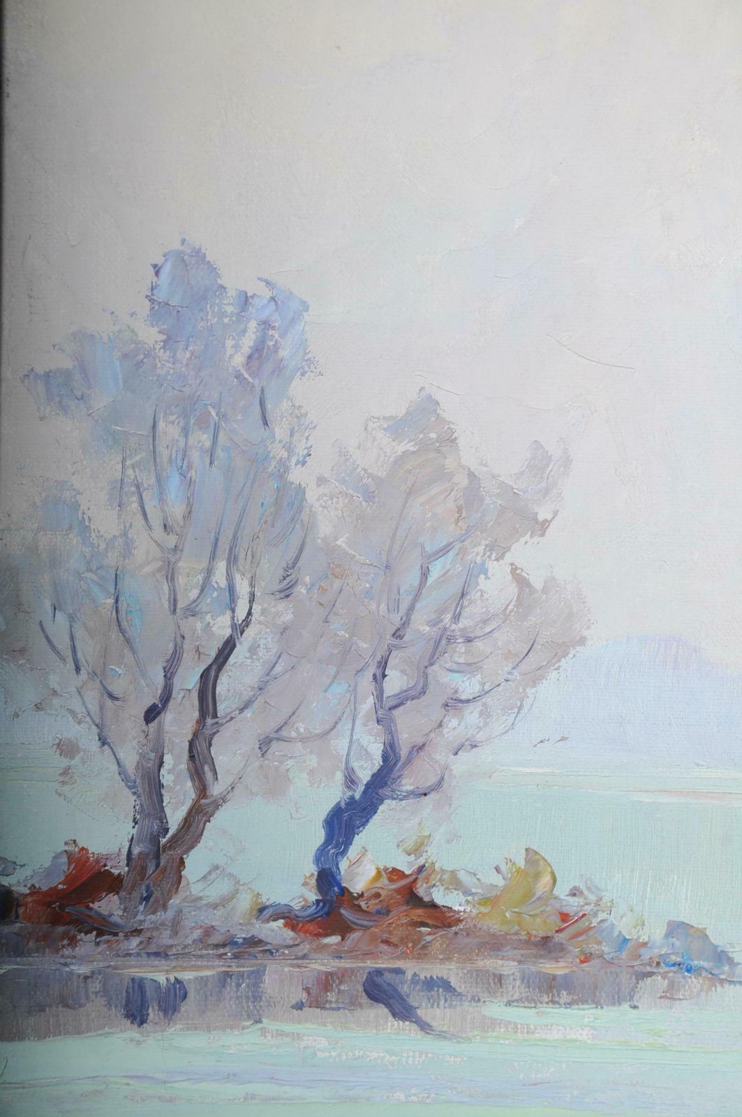 Oil Painting Signed H. Hartung Landscape Painting photo buy