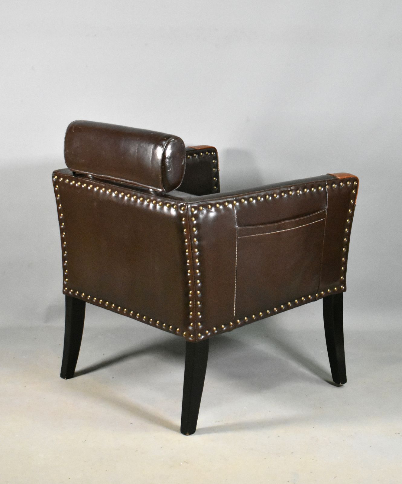 photo furniture French Mid Century Lounge Chair In Leatherette