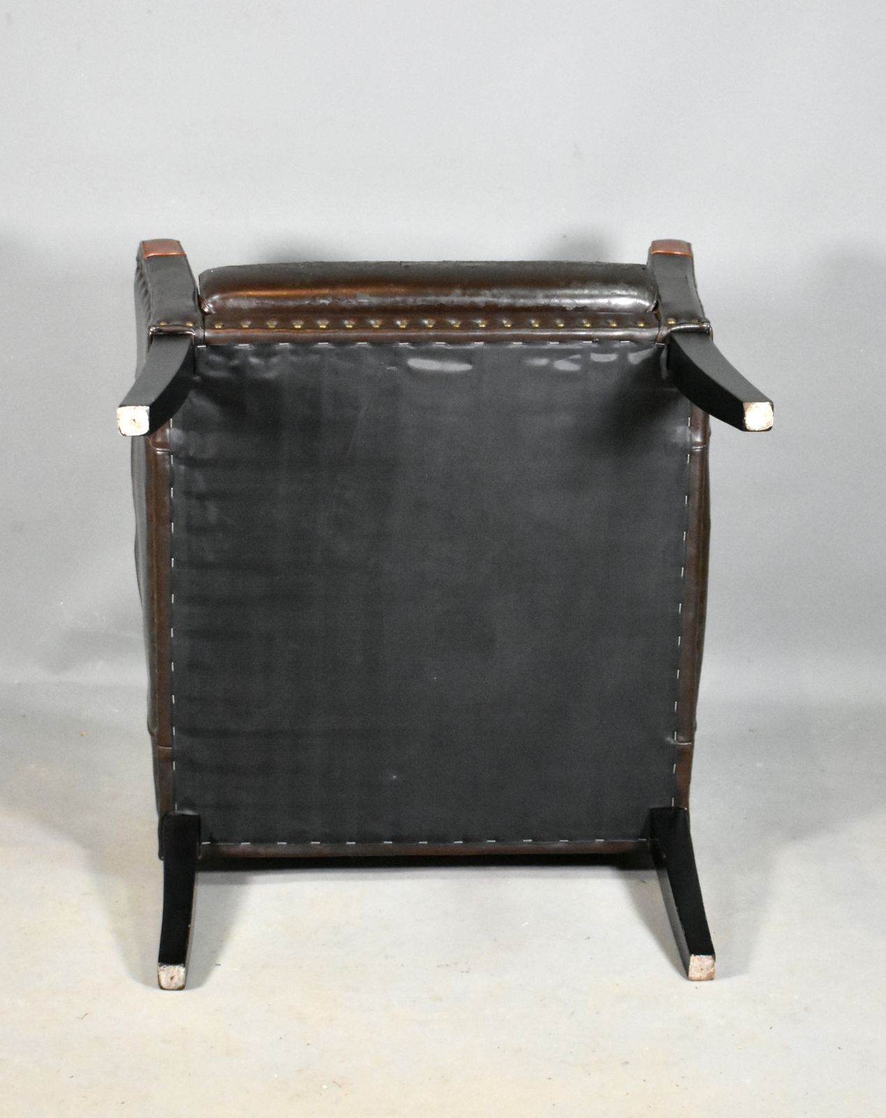 Furniture French Mid Century Lounge Chair In Leatherette photo