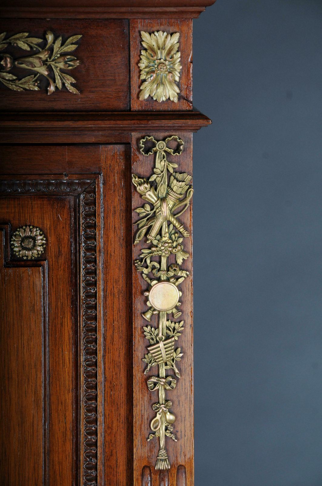 Rare Delicate Mahogany Music Cabinet Around 1880, Louis XVI photo buy