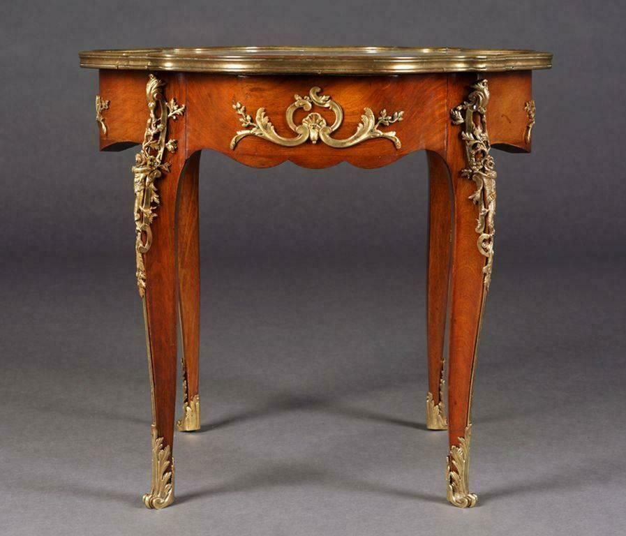 19th Century Napoleon III In The Louis Quinze Style Side Table photo furniture