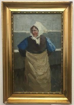 "Fishwoman" Soren Chr. Bjulf (1890 1958)