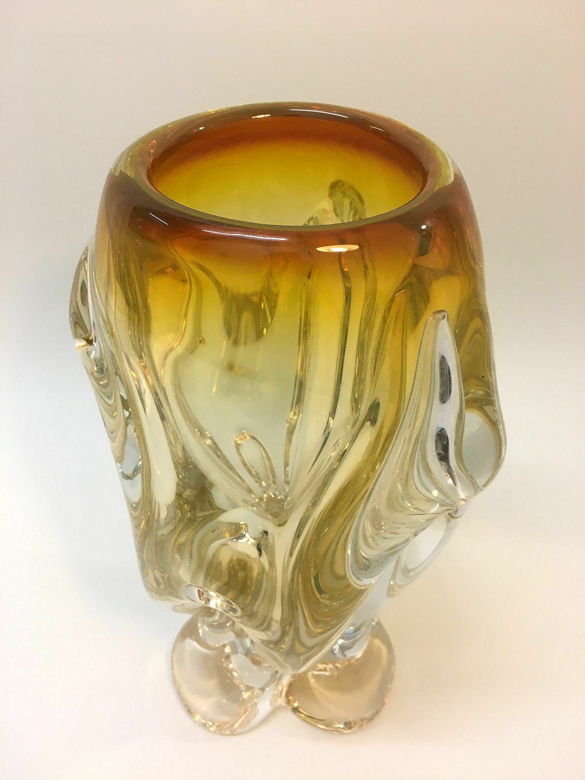 Beautiful Vase/ Free Hand Blown/ Bohuslav Beránek photo Home Decor