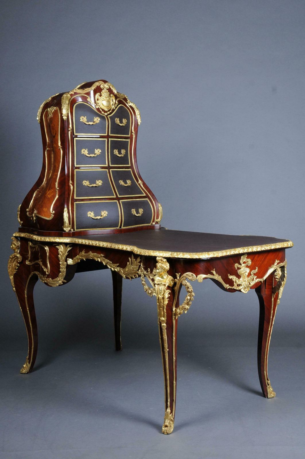 Impressive Louis XV Desk Reception Table After F Linke Paris photo for sale