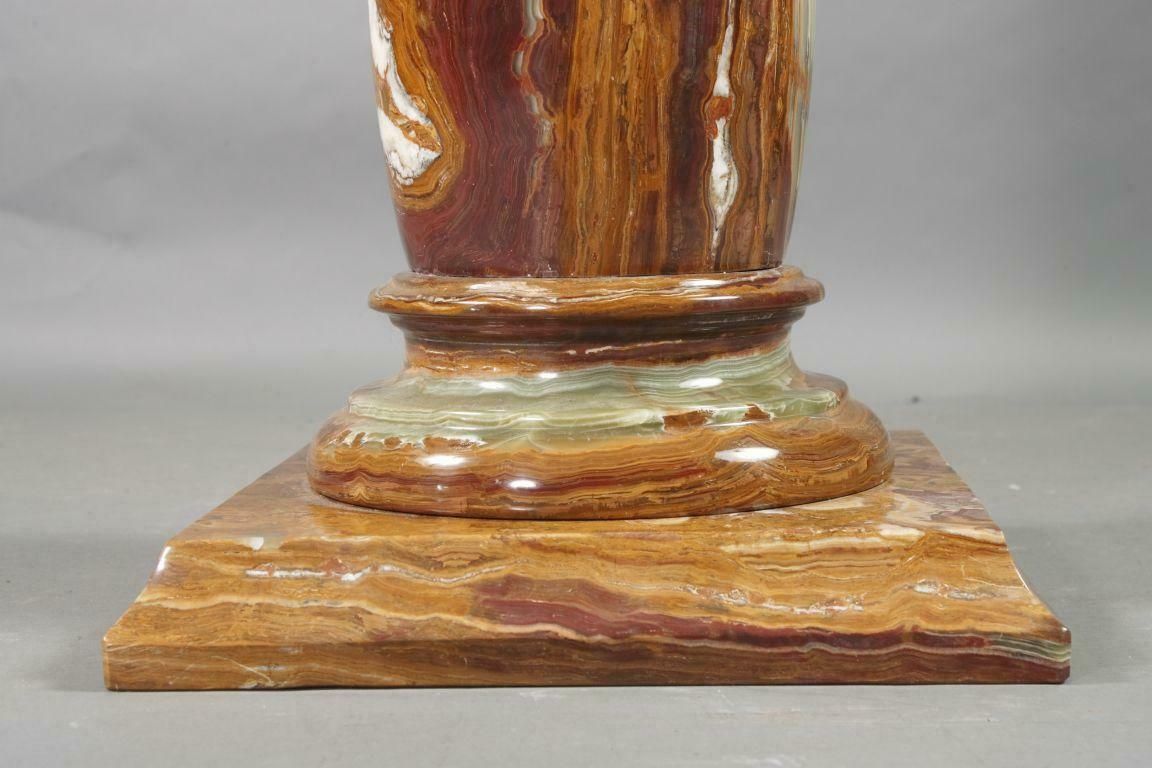 20th Century Quality Marble Onyx Pillar Column In Neoclassical Style photo Home Decor