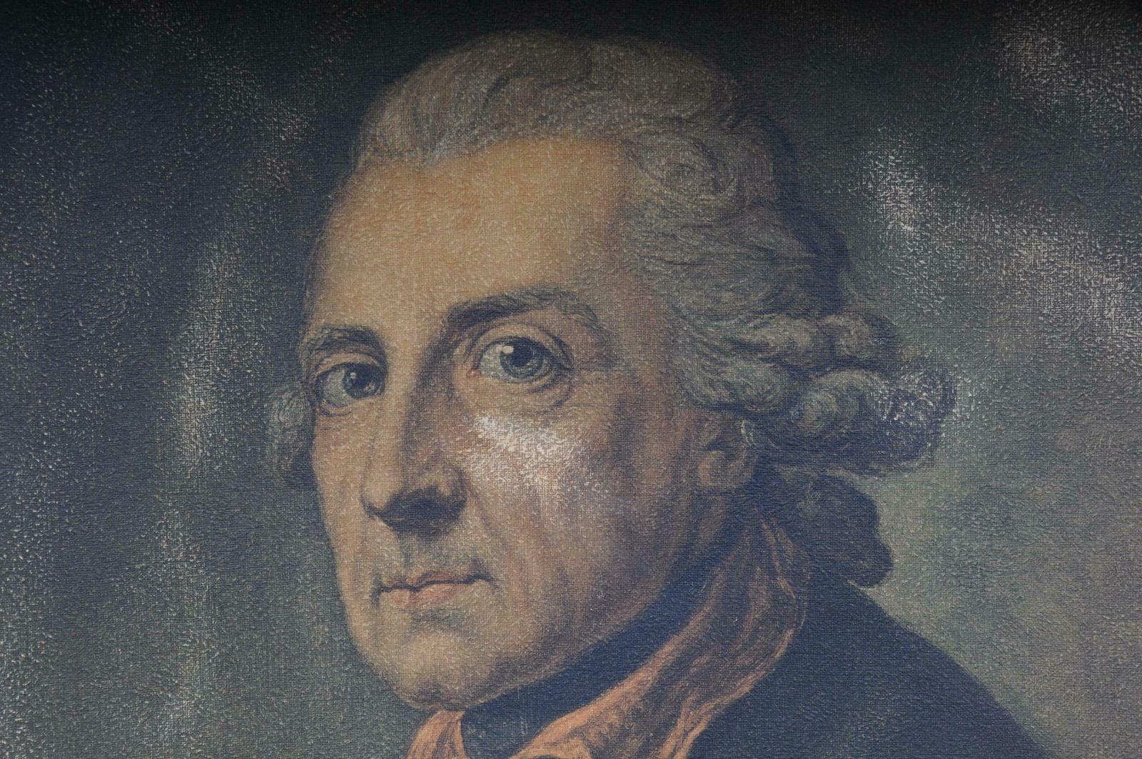 photo furniture Old Painting Portrait Of Fridrich II The Great 20th Century After A Graff