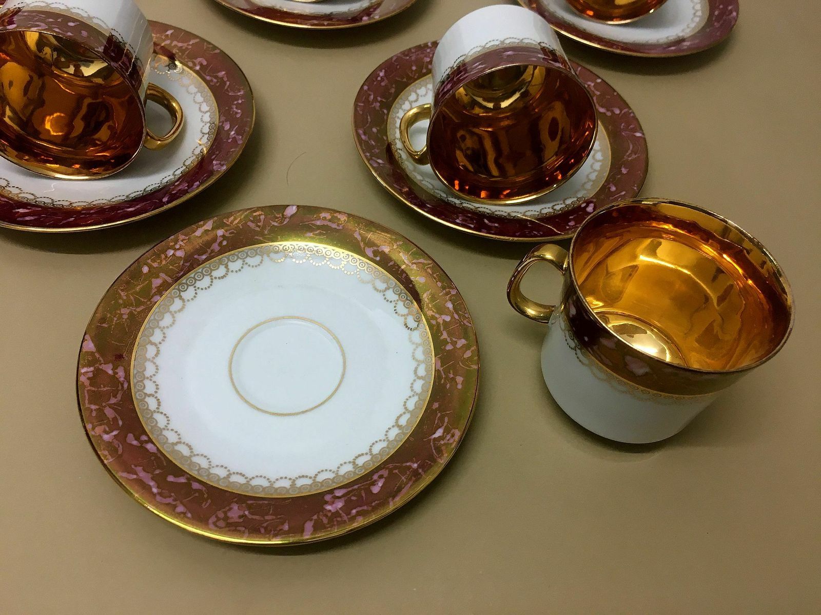 Gold Plated Coffee Set / Jsk, 1990s photo vintage
