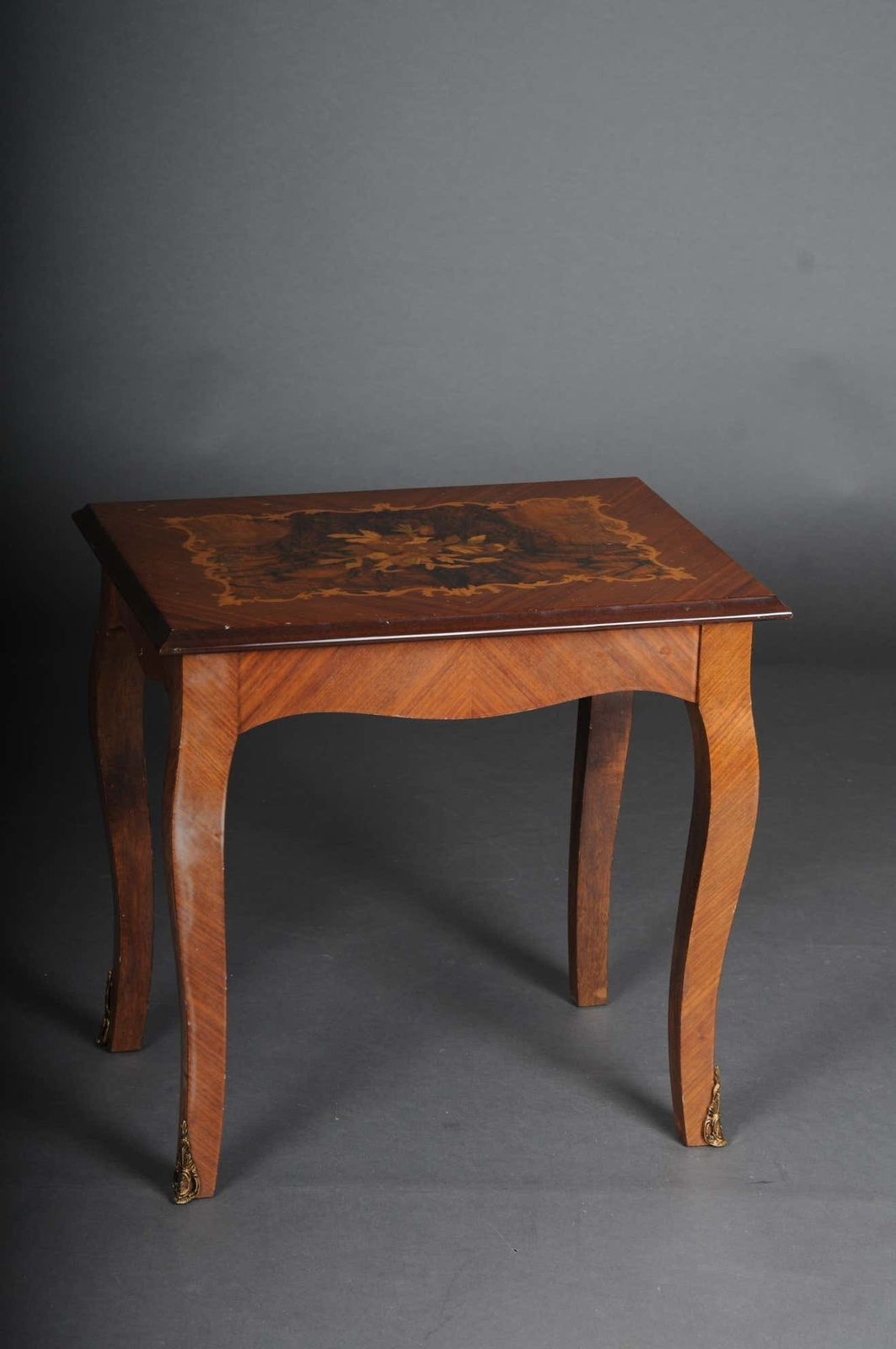 20th Century Inlaid Baroque Side Table photo for sale