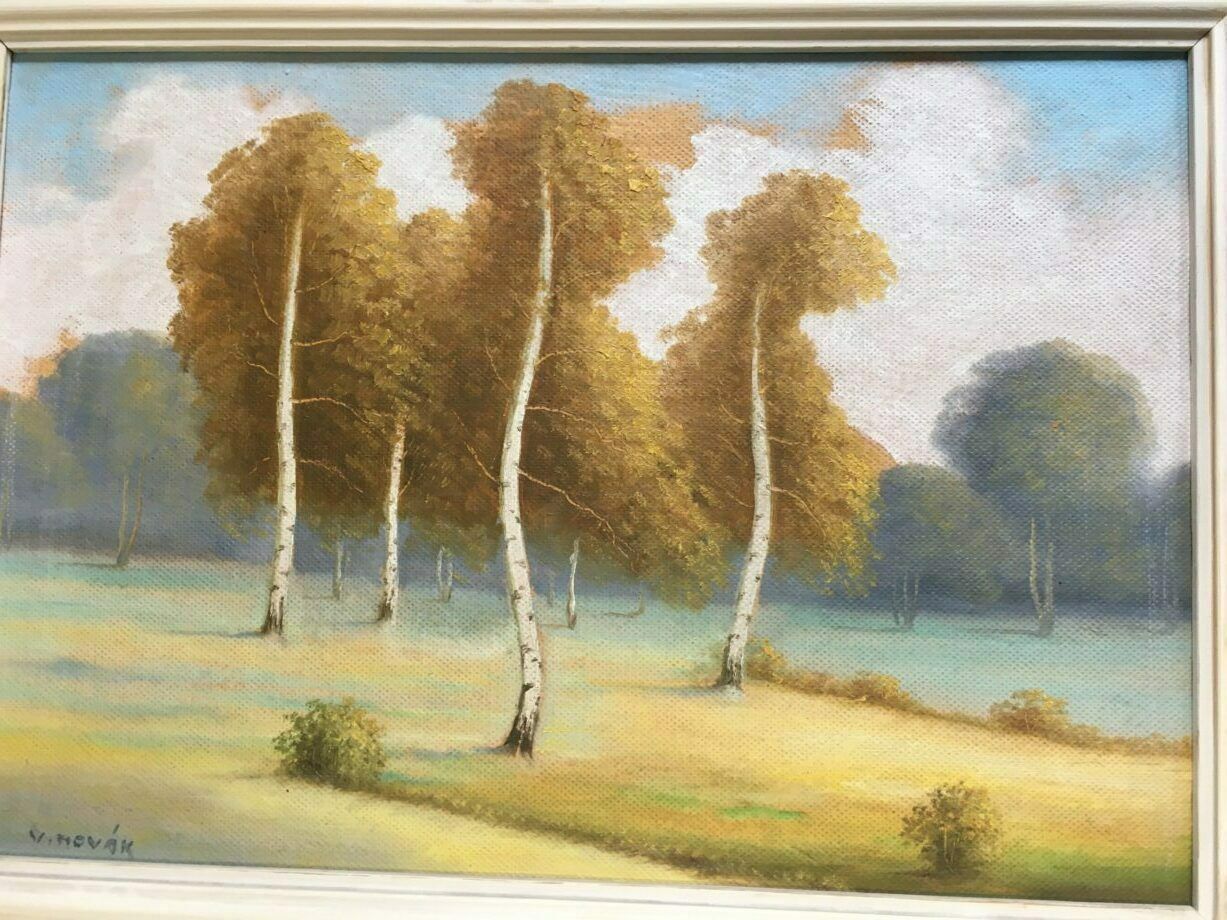 Painting "Autumn" By Vladimír Novák photo furniture