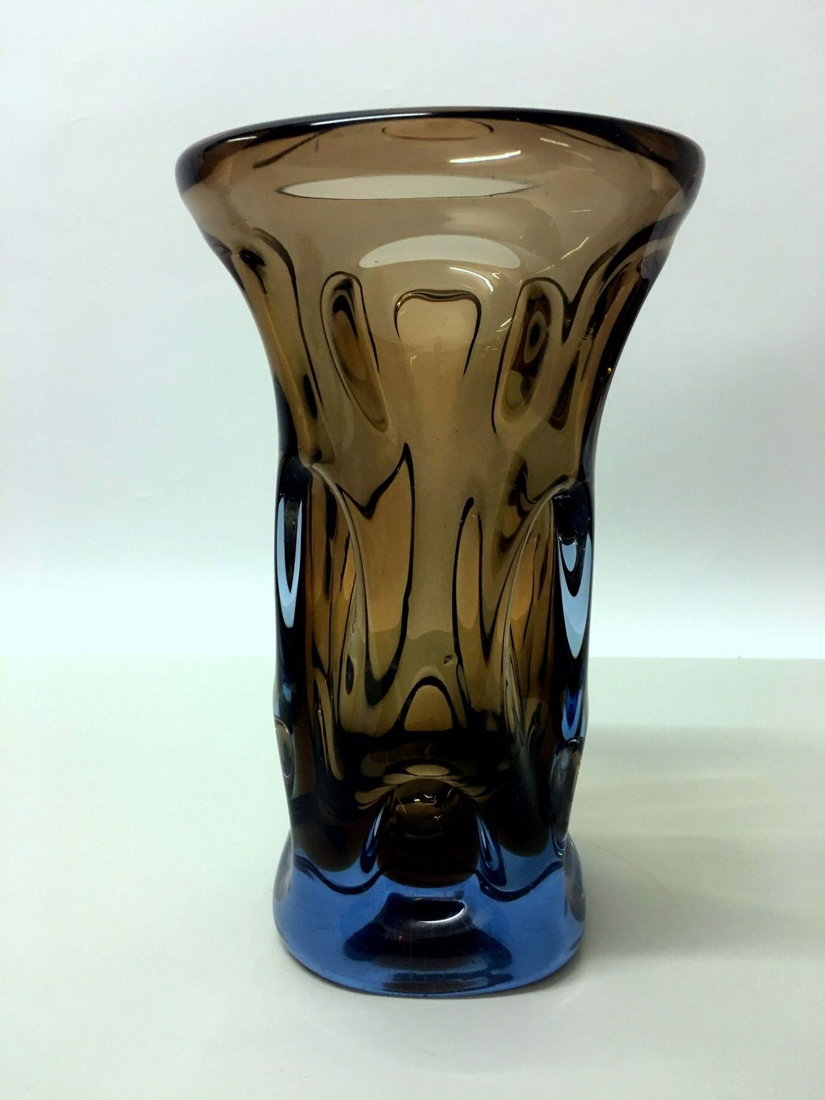 photo for sale Brown Blue Vase Bohuslav Beránek (1901 1986)