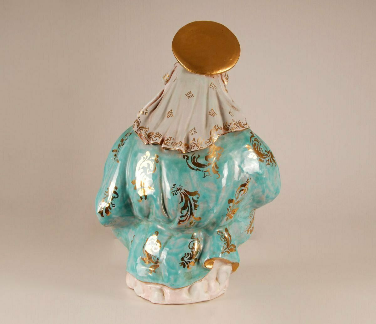 Mid Century Italian Madonna & Child Sculpture By Eugenio Pattarino, 1960s photo vintage