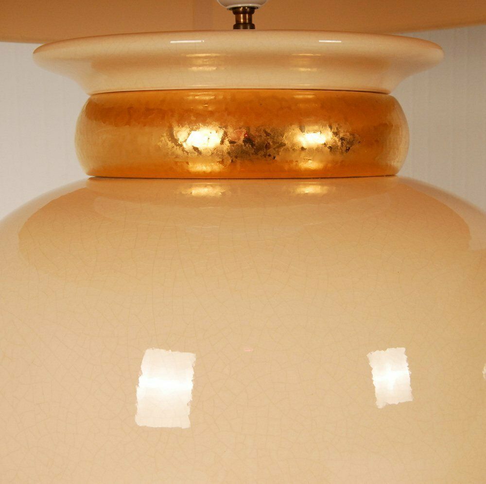 Mid Century Ceramic Vase Table Lamps In The Style Of Robert Kostka Longwy, 1970s, Set Of 2 photo 1466.0
