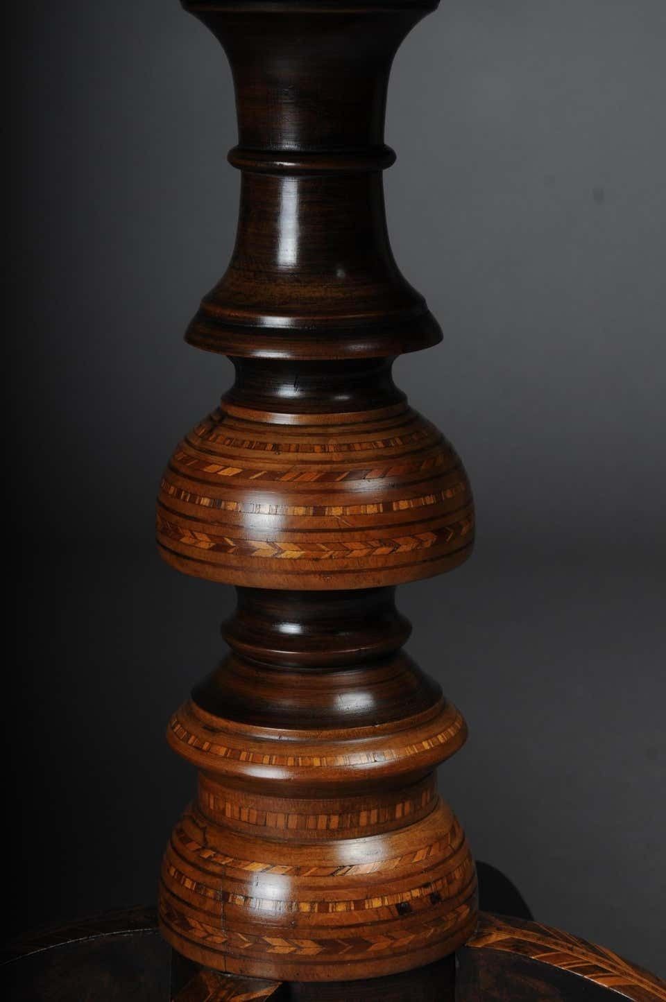 photo furniture Antique Inlaid Table South German / Italy, Circa 1845