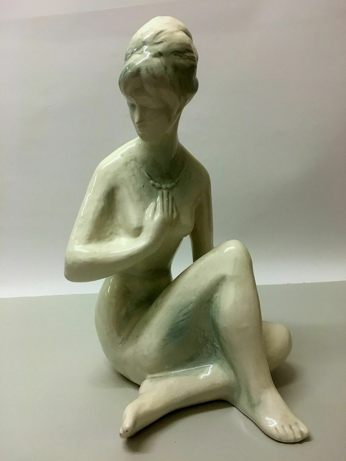 Statue "Woman With A Necklace" Bohumil Kokrda