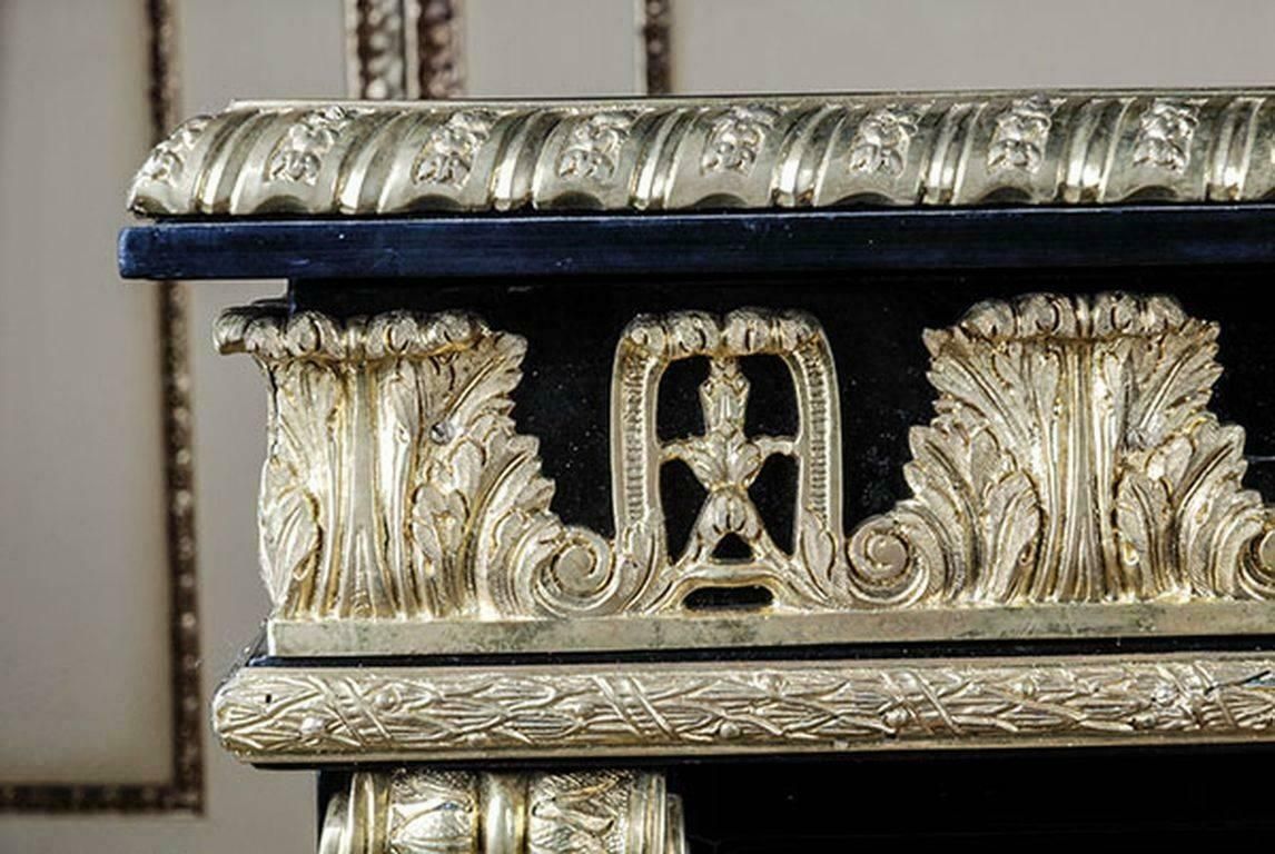 20th Century Louis XIV Style French Piano Black Writing Table photo 13139.0