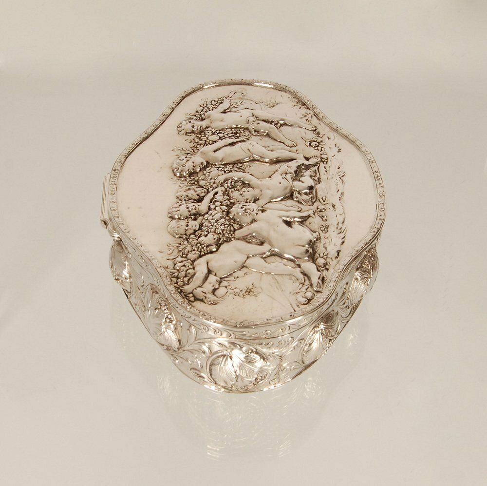 Antique German Jewelry Box In Silver From J.D.Schleißner & Söhne photo 4296.0