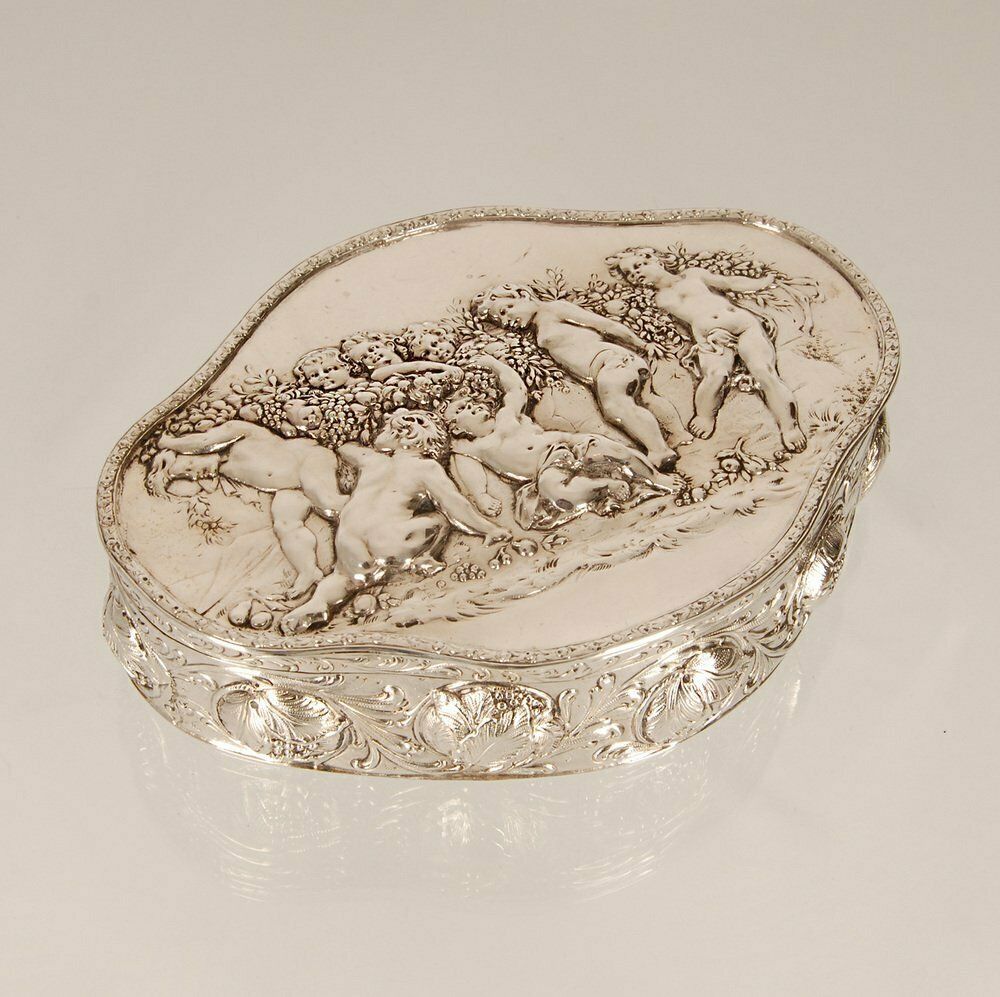 Antique German Jewelry Box In Silver From J.D.Schleißner & Söhne photo buy