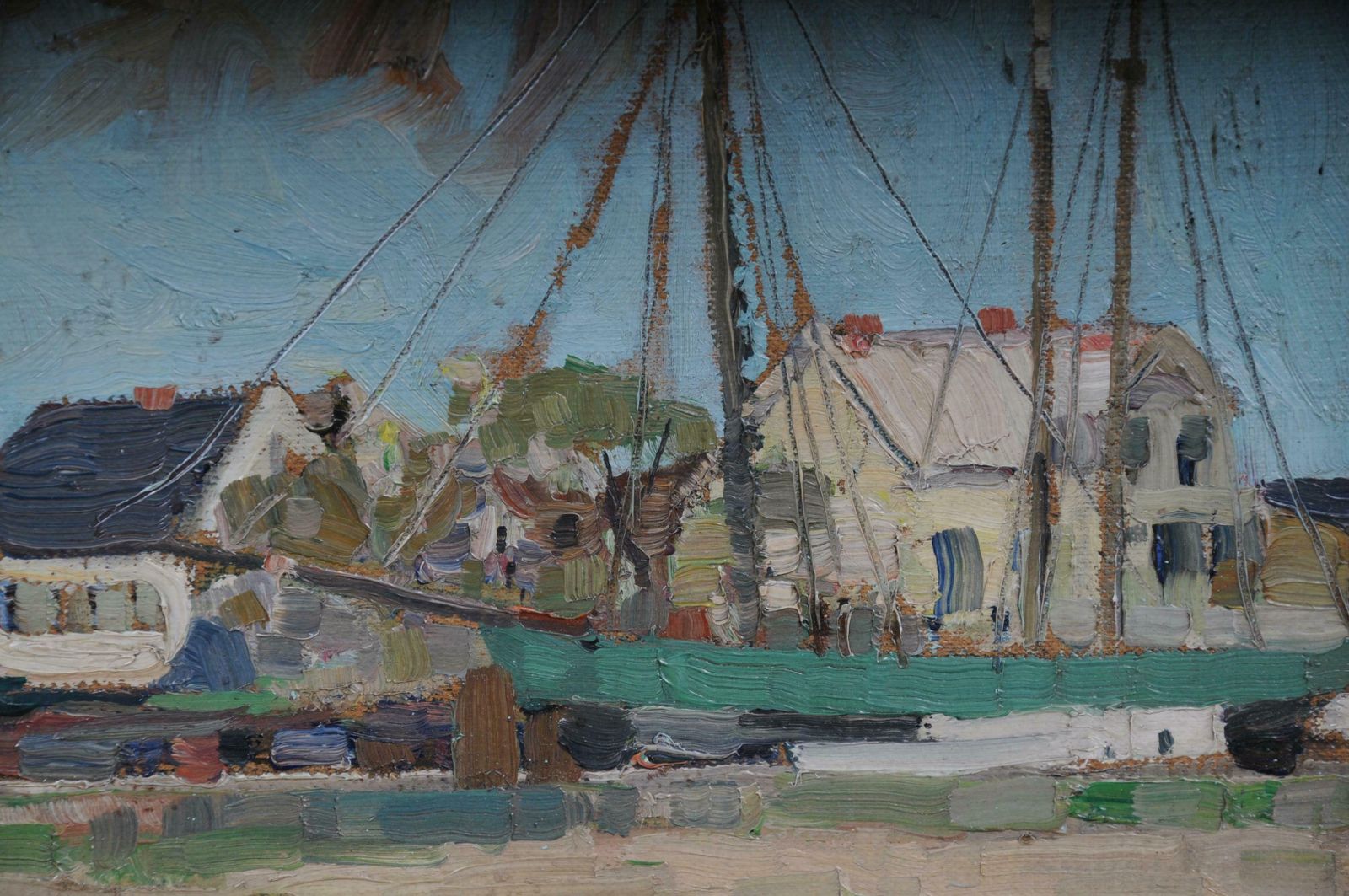 Beautiful Impressionist Oil Painting Signed Fritz Douzette ''1878 1955'' photo buy