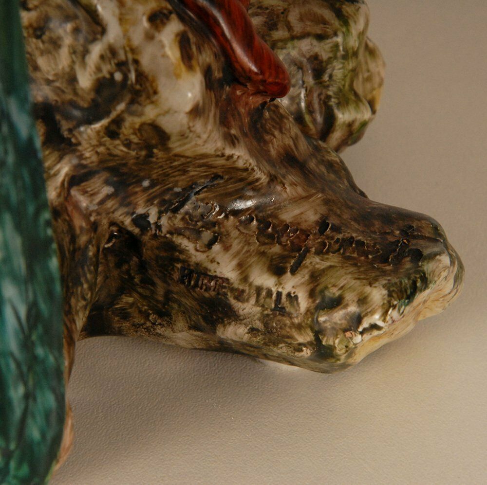 Italian Ceramic Parrots By Guido Cacciapuoti, Italy, 1930s photo Home Decor