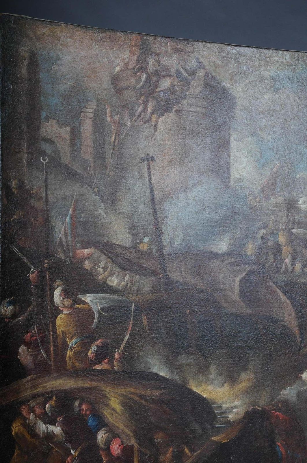 photo buy Ottomans Oil Painting Battle Scene From 1740
