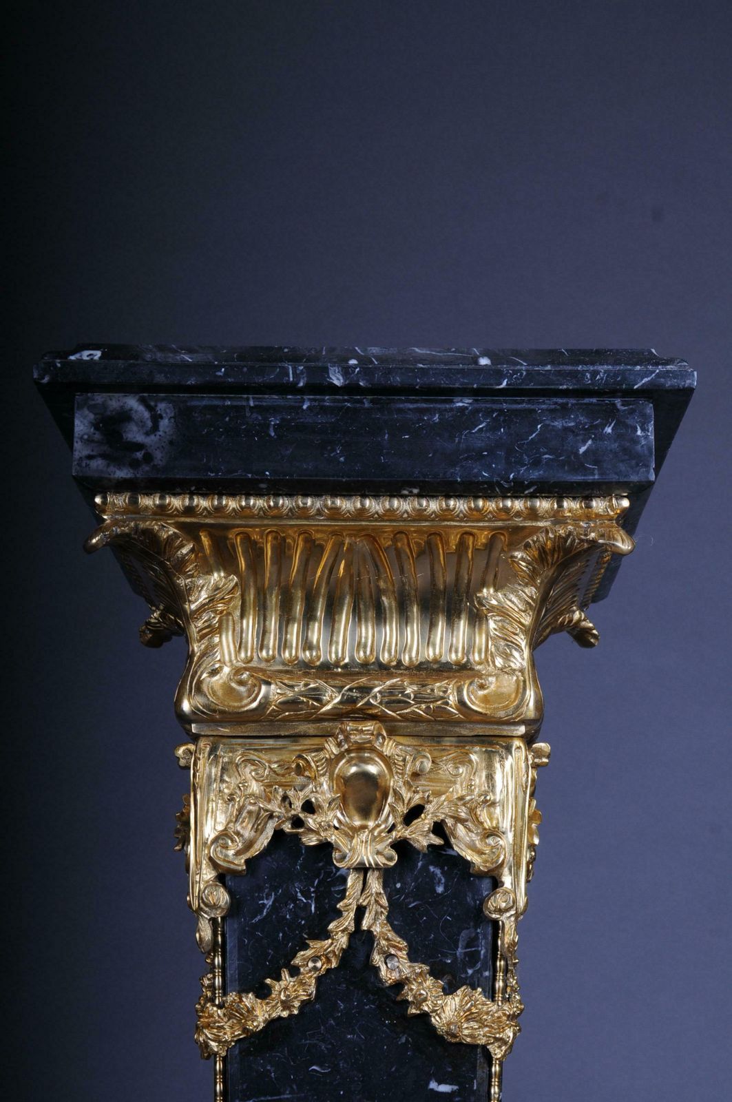 20th Century Marble Column With Bronze, Napoleon III photo buy