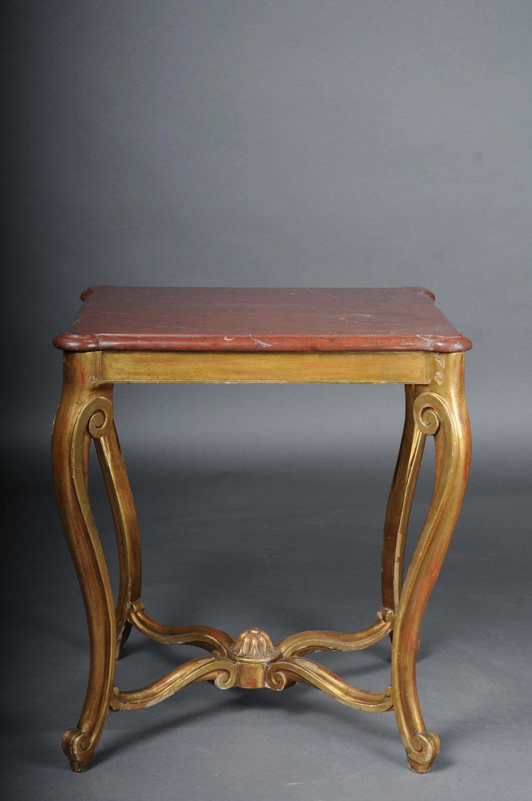 Classic French Side Table, Louis XV, Gold photo for sale
