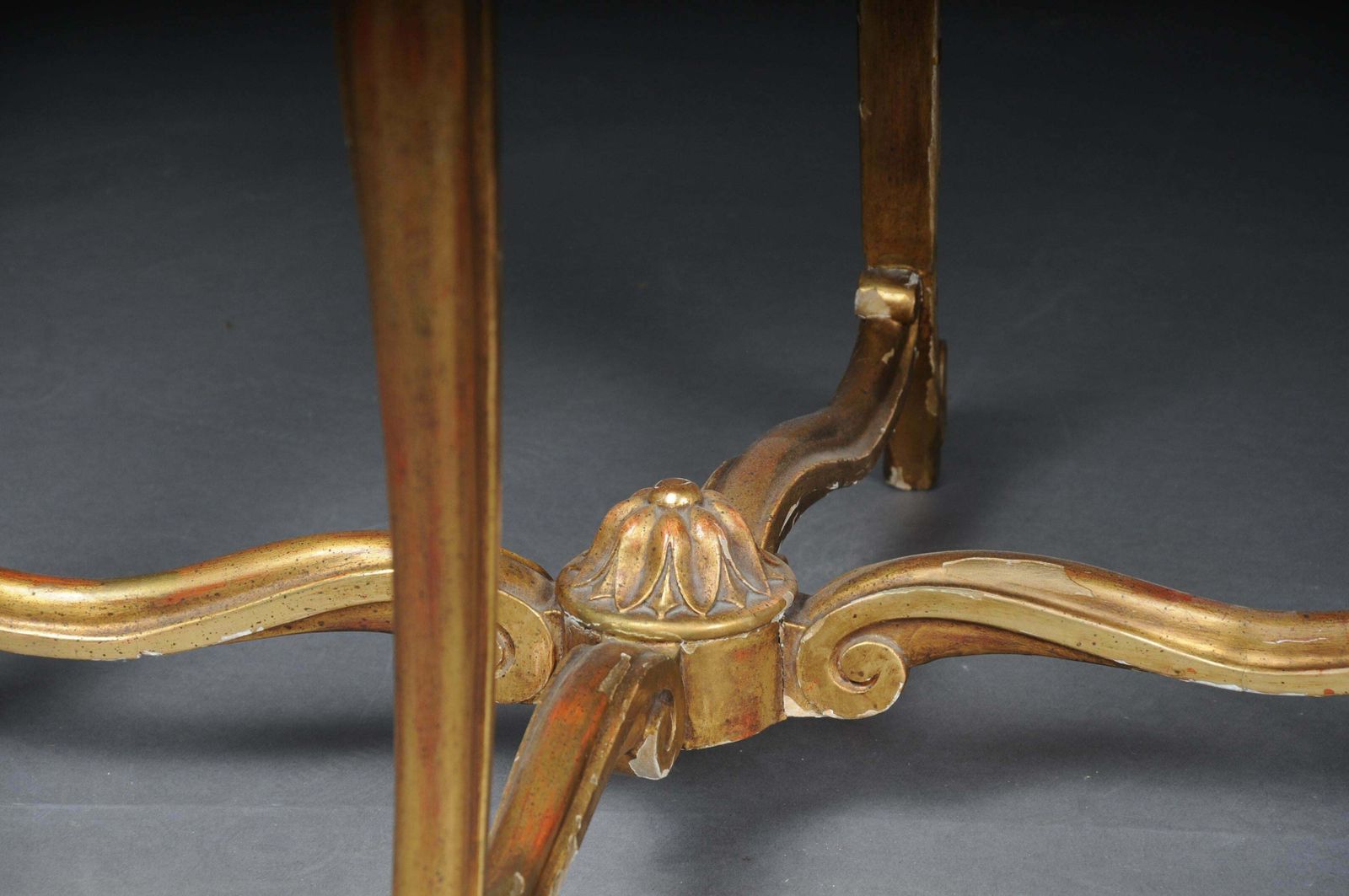 Classic French Side Table, Louis XV, Gold photo 1455.0