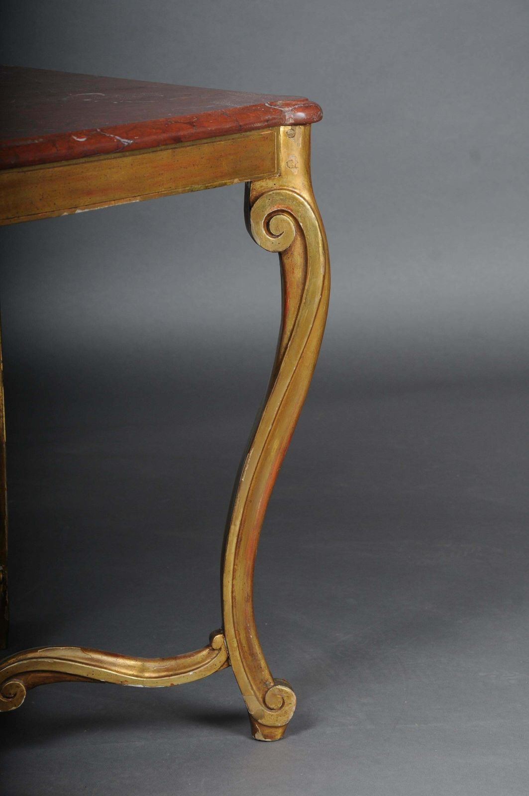 Classic French Side Table, Louis XV, Gold photo vinterior