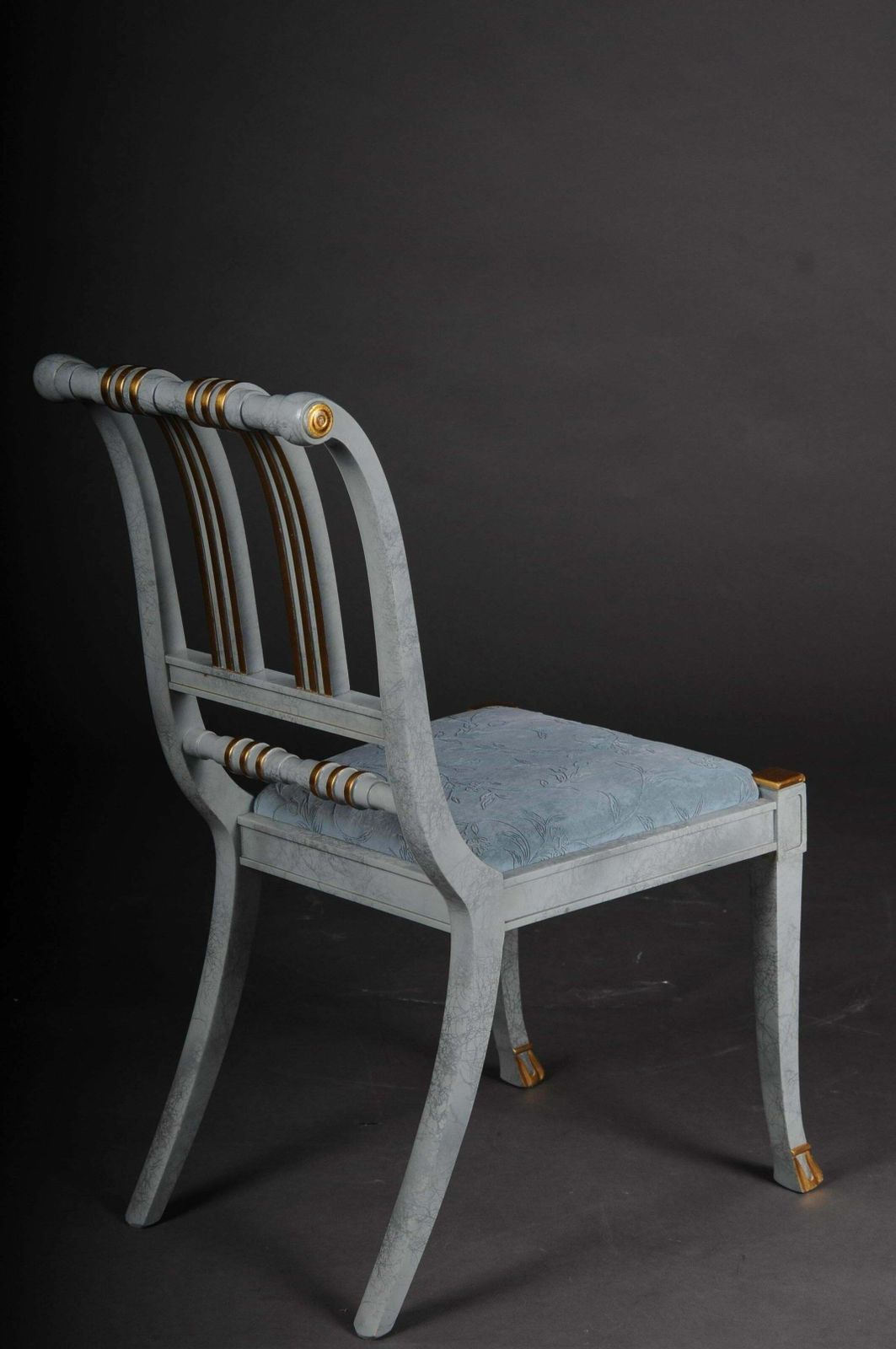 photo vintage 20th Century Set Of 4 Italian Designer Chairs, Wood
